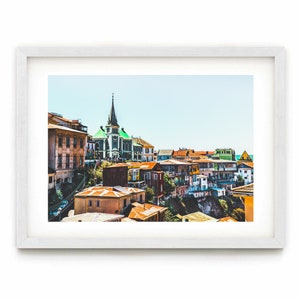 Valparaiso Chile Fotografia Wydruk | Valparaiso Sztuka ścienna | Dekoracja ścienna | Sztuka ścienna do salonu | Wydruki fotografii podróżniczej | Dekoracja akademika