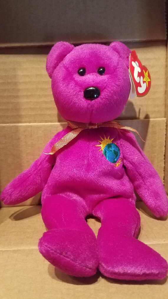 misspelled millennium beanie baby