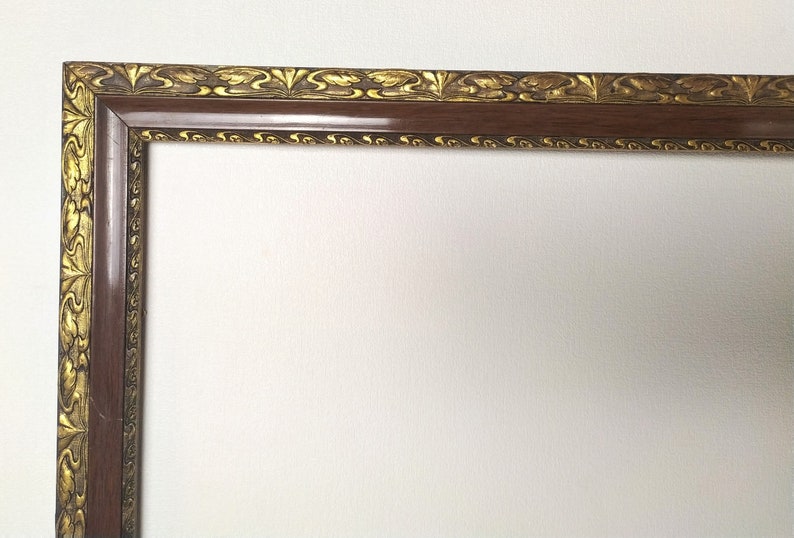 French Antiques Ornate Picture Gilted Frame for Oil Painting Victorian Carved Wood Antique Frame