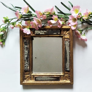 Antique Gold Mirror Baroque Style Vintage Home Decor