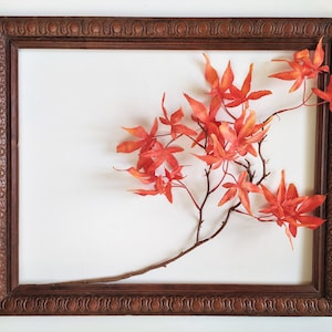 Ornate Picture Frame for Painting Photography or Mirror Carved Wood Mid Century