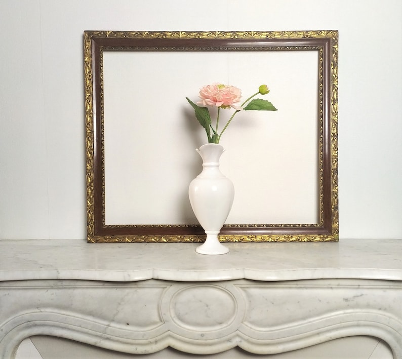 French Antiques Ornate Picture Gilted Frame for Oil Painting Victorian Carved Wood Antique Frame