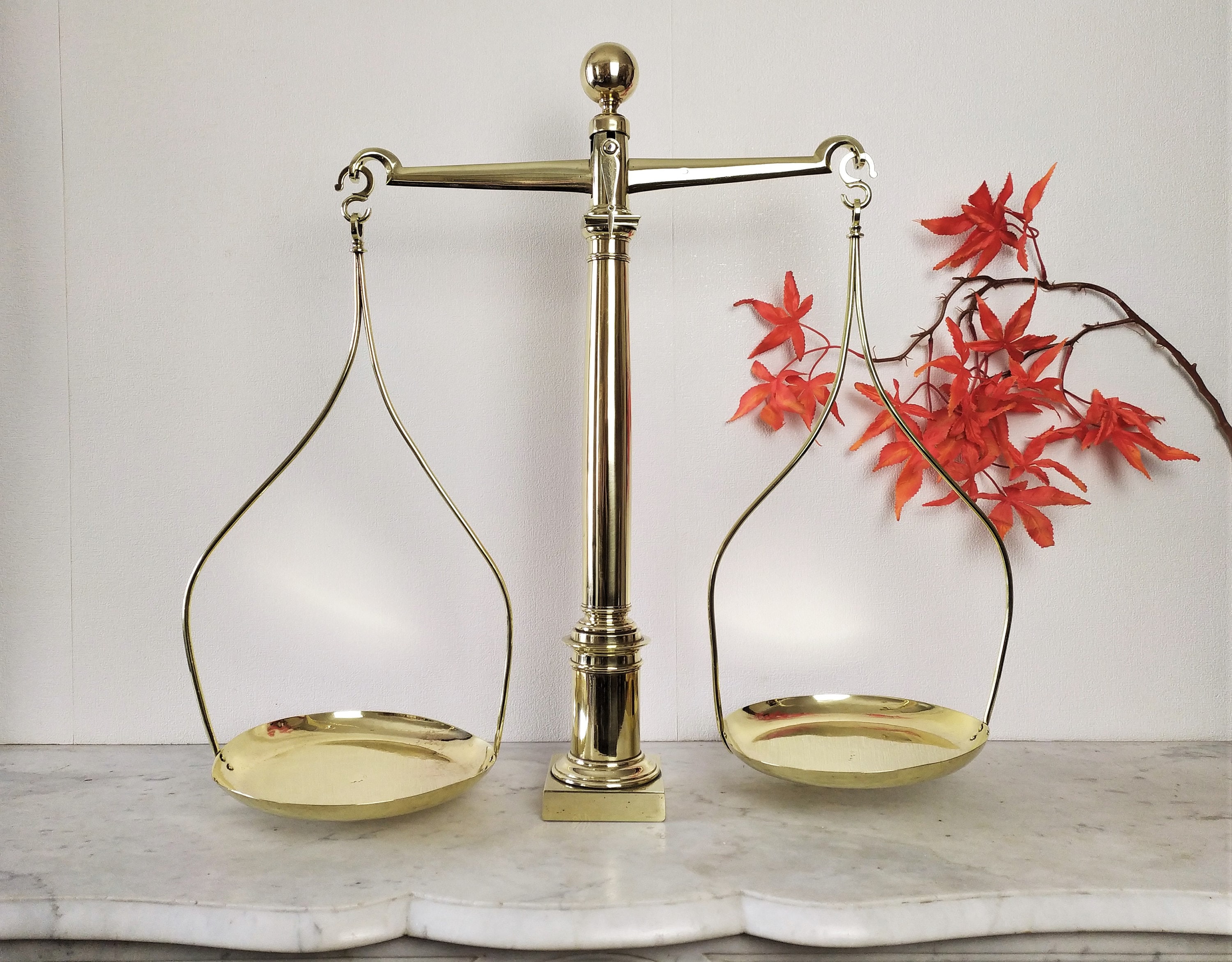 Avocat Cadeau Antique Balance 19Ème Siècle Français Meubles Décoration de Cuisine