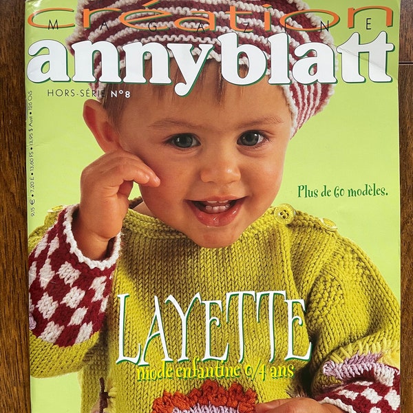 Anny Blatt Pattern Book Hors Series No8 Layette & Childrens' knits