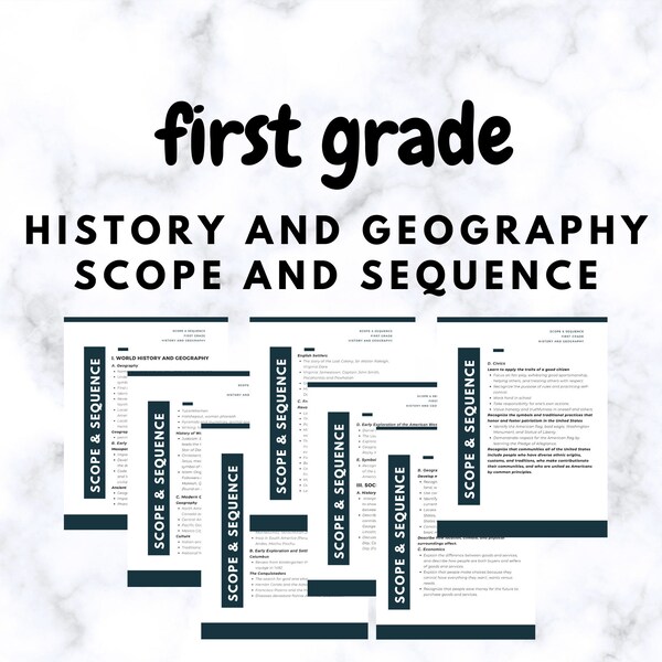 Homeschool Social Studies Curriculum Etsy