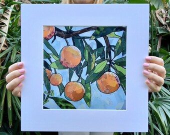 Orange Tree Collage