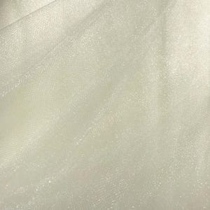 By the yard 54&quot; wide glimmer bridal illusion tulle for wedding veils, bridal wear, tutus