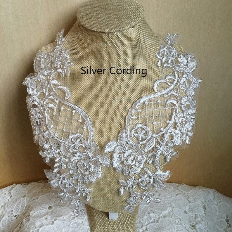 Lace Applique bodice applique Trims Embroidery DIY Craft Etsy