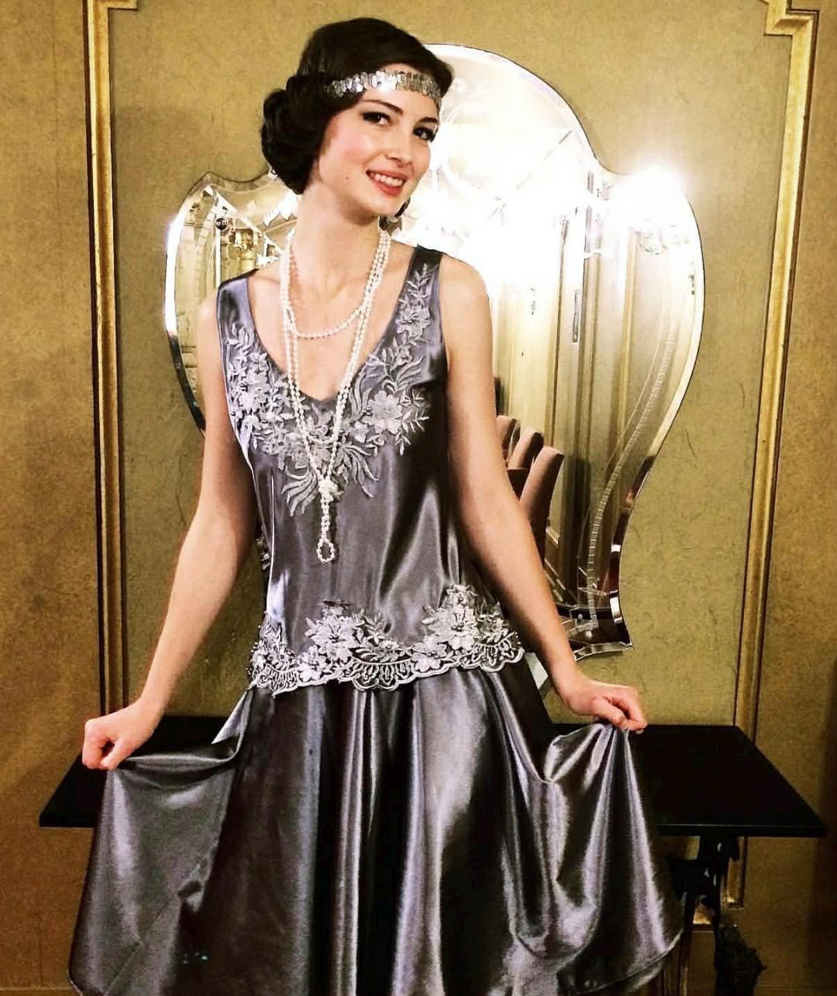 Silk Flapper Dress - Etsy Canada Silk Flapper Dress - Etsy Canada