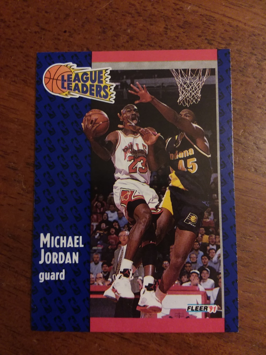1991 Fleer Michael Jordan League Lideres 220 Card MINT CONDITION Etsy Mexico