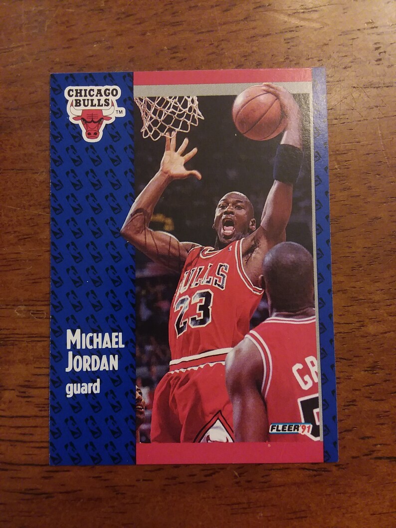 fleer 91 michael jordan card
