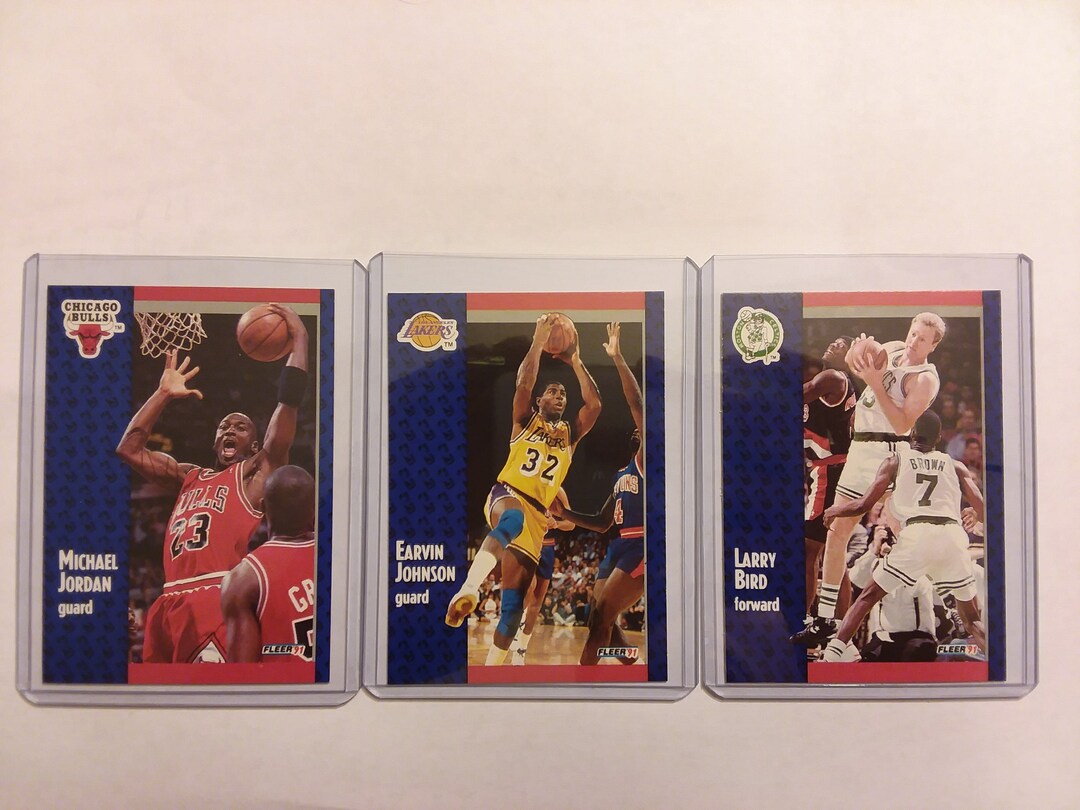 199192 Fleer Michael Jordan Card 29 Earvin Etsy