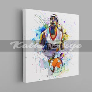 CANVAS PRINT Basketball Wall Art Contemporary Canvas Wall Art NBA-AI02