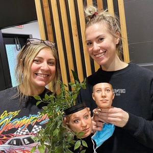Custom Face Planter Pot – Personalized 3D Printed Head Planter Gift, Hand-Painted Portrait Flower Pot, Indoor Succulent Planter Home Decor image 4