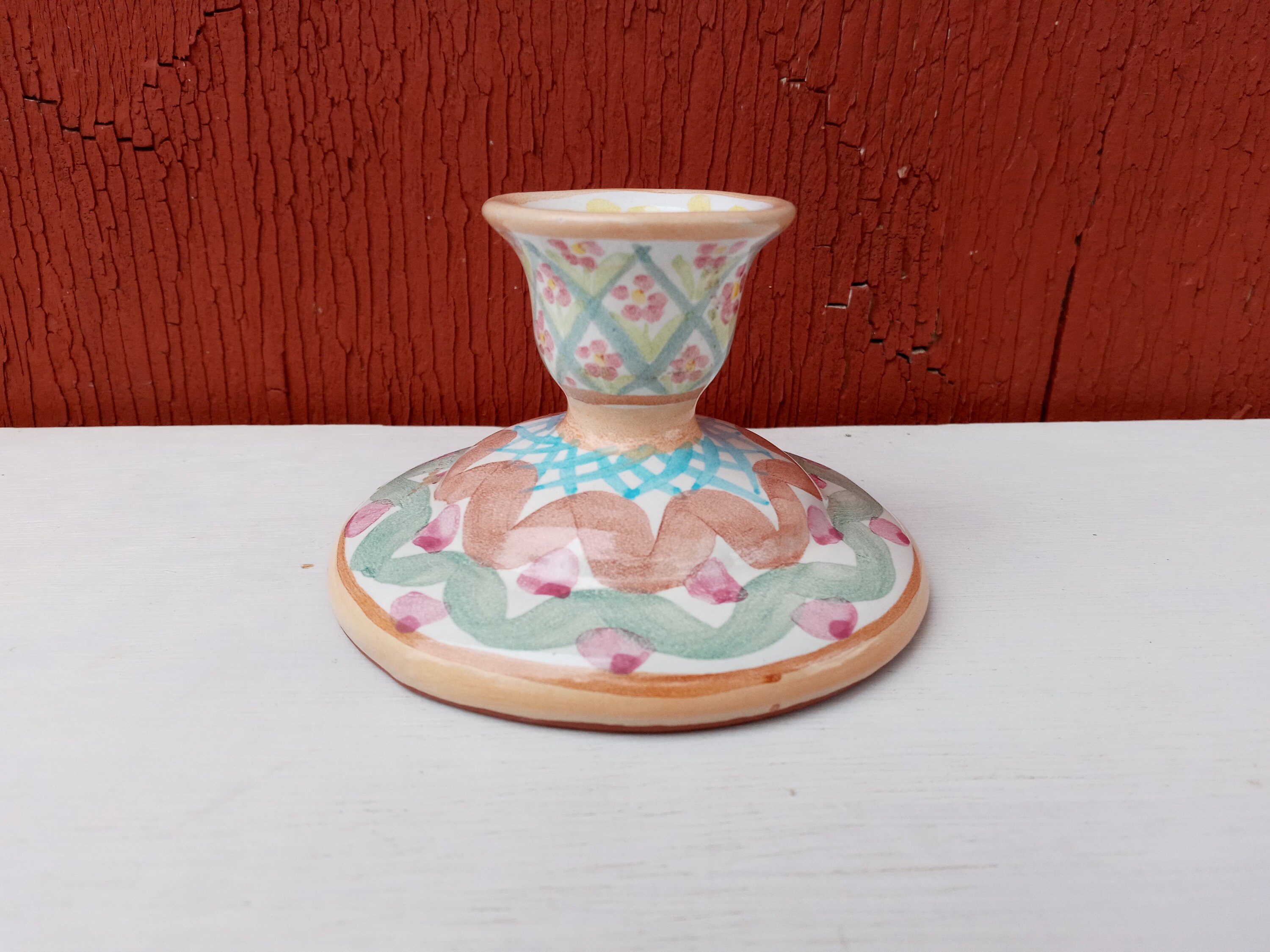 Mackenzie Childs Candle Holder Etsy