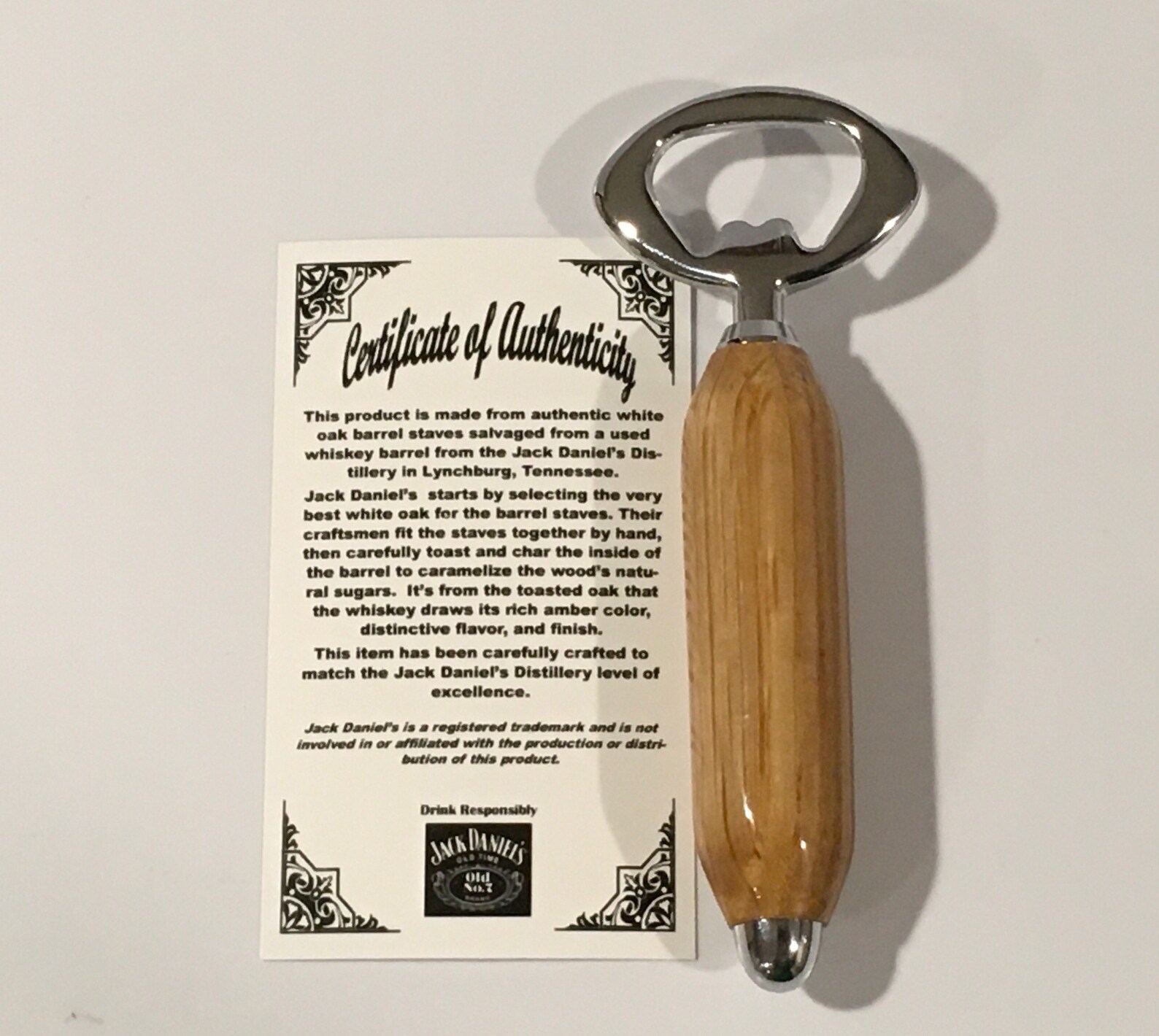 Jack Daniels Chrome Bottle Opener Etsy