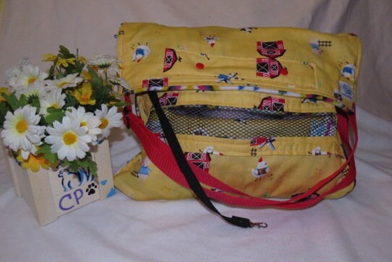 Pouch carry bag with strap small Max 51% OFF animals Elegant for yellow far