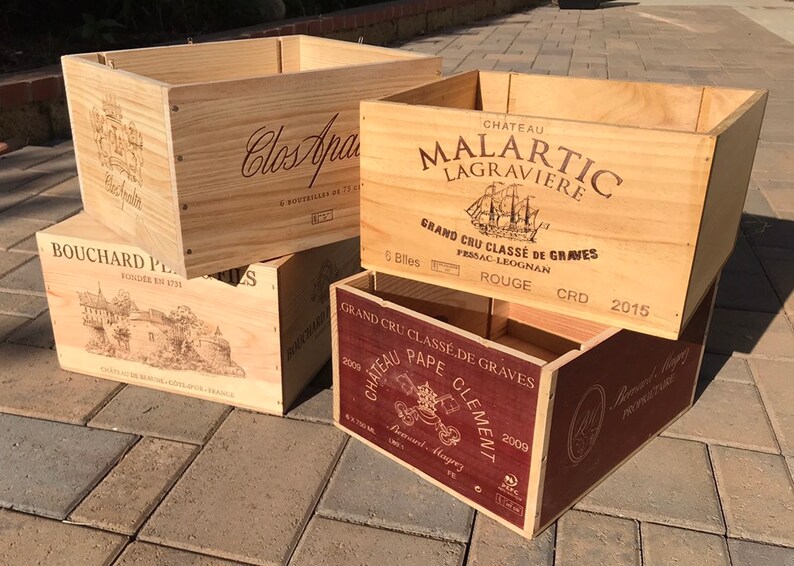 Vintage Wooden Crate From California France Canada Etc Wine Etsy
