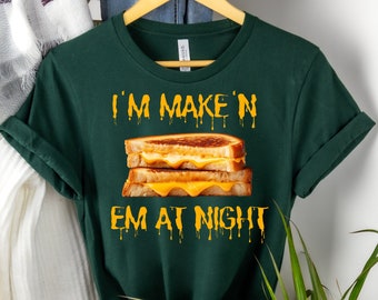 Grilled Cheese Sandwich Shirt, funny food shirt, foodie shirt, foodie gift, gift for dad, grilling, food shirt, sarcastic shirt, Dad Gift