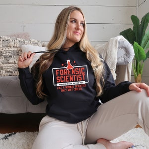 Like A Normal Scientist Forensic Hoodie, Biologist Hoodie,  Science Teacher Hoodie, forensic science gifts, forensics, forensic science