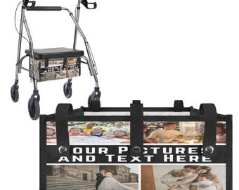 Custom Walker Storage Bag, Compact Mobility Organizer for Seniors and Daily Essentials