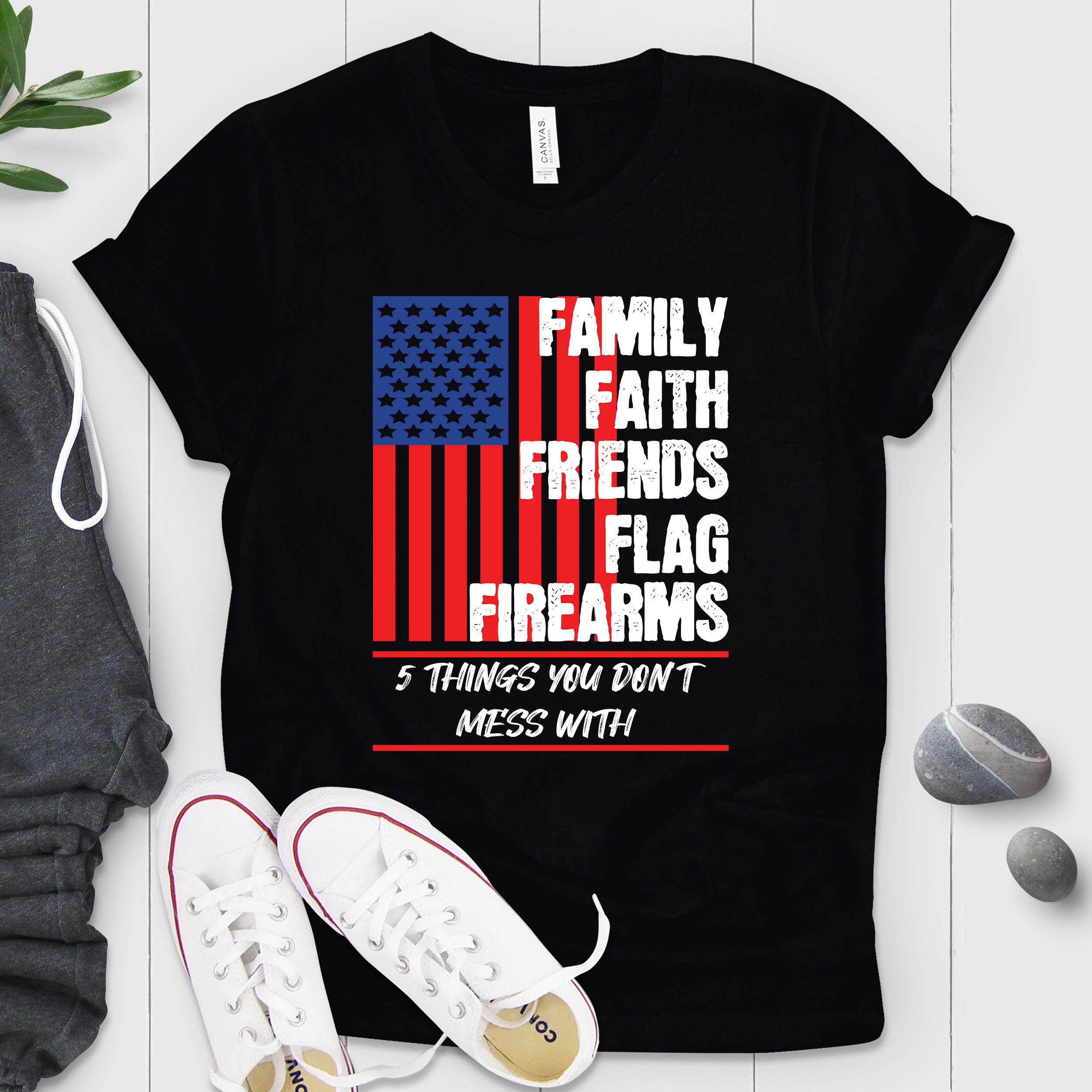 Flag Firearms Shirt Patriotic | Etsy