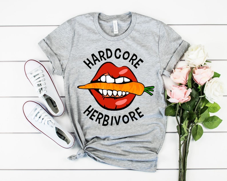 Hardcore Herbivore Vegan Clothing Herbivore Shirt Etsy