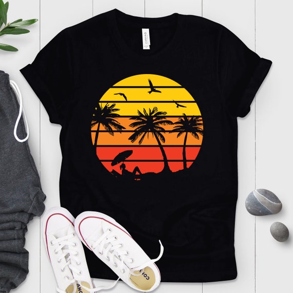 Sunset Silhouettes Shirt Silhouettes Shirt Sunset Shirt | Etsy