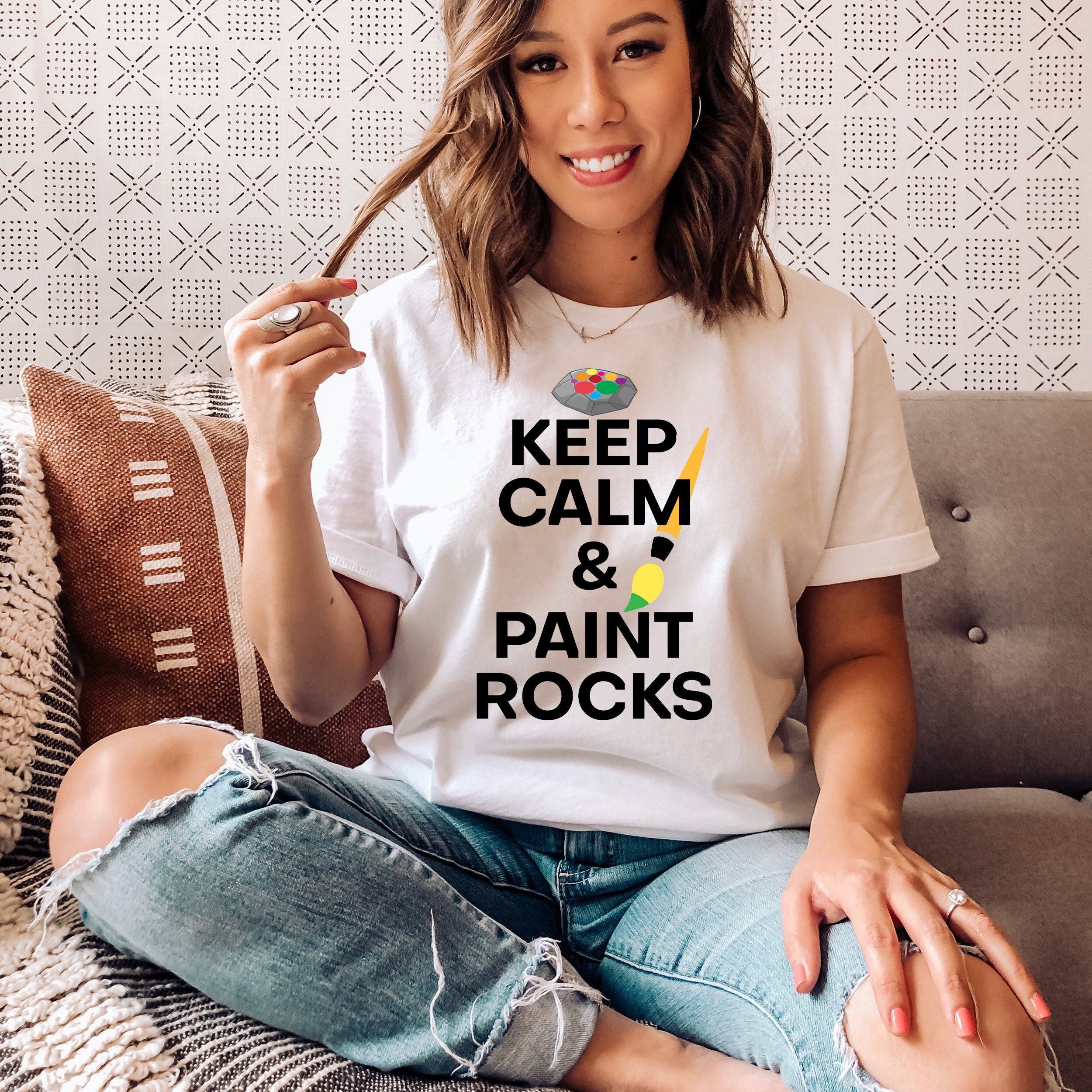 Stay Calm Rocks Keep Calm And Rock On Shirt