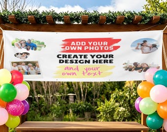 Custom Festival Banner  Event Decoration for Parties and Celebrations