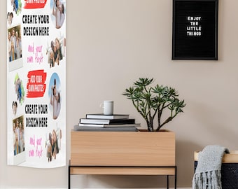 Custom Linen Imitation Tapestry, Single-Sided Printed Fabric Wall Hanging for Home Decor