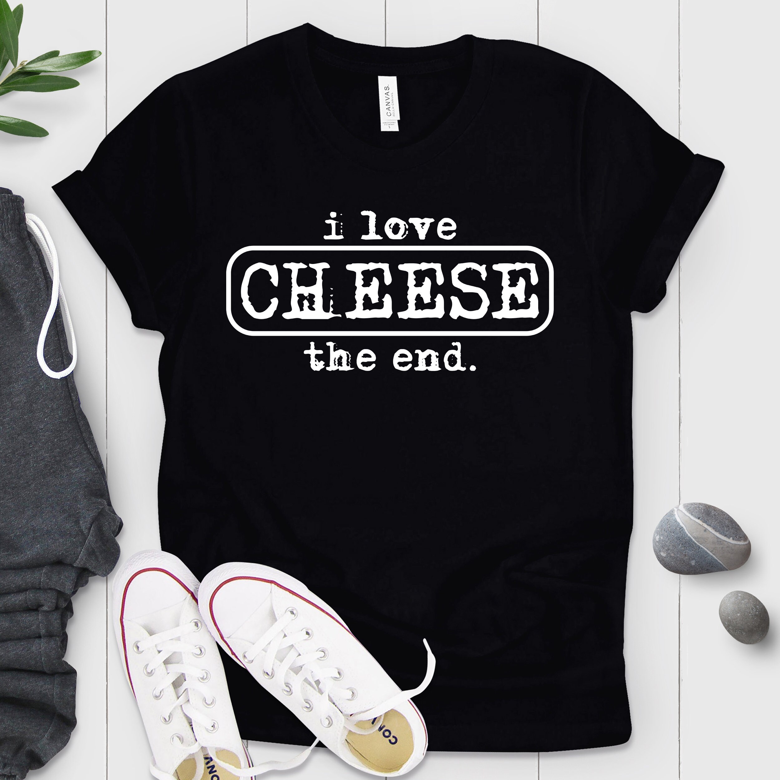 I Love Cheese Shirt Food Shirt Foodie Gift Cheese Shirt Etsy