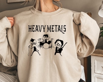 Heavy Metals Rocks Chemistry Sweatshirt | Science Teacher Gift, Funny Sweatshirt, Teacher Appreciation Sweater | Birthday Gift, Teacher Gift