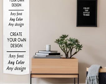 Custom Linen Imitation Tapestry, Single-Sided Printed Fabric Wall Hanging for Home Decor