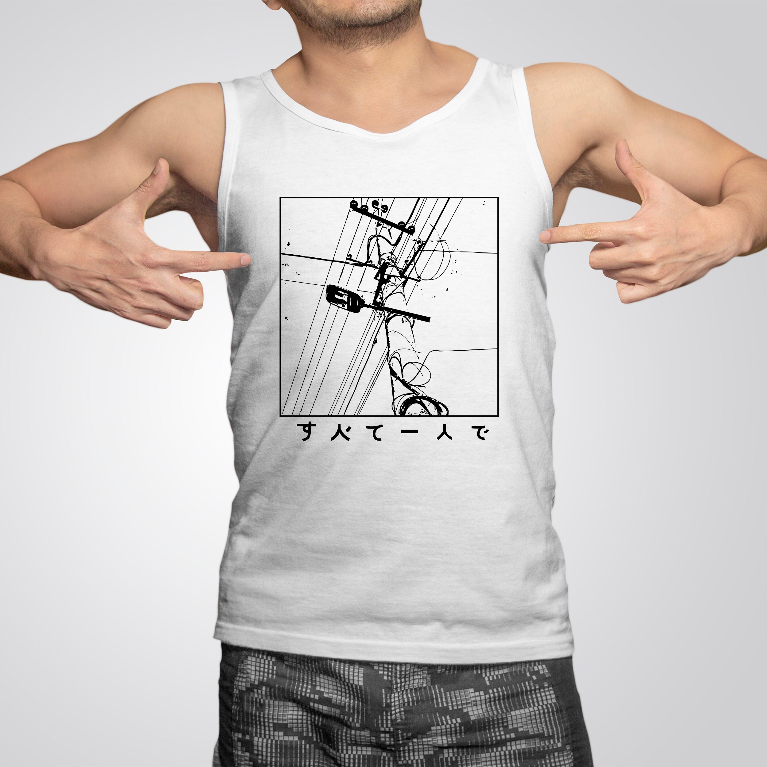 Anime Tank Top for Men | Anime Tank Top | Manga Tank Top