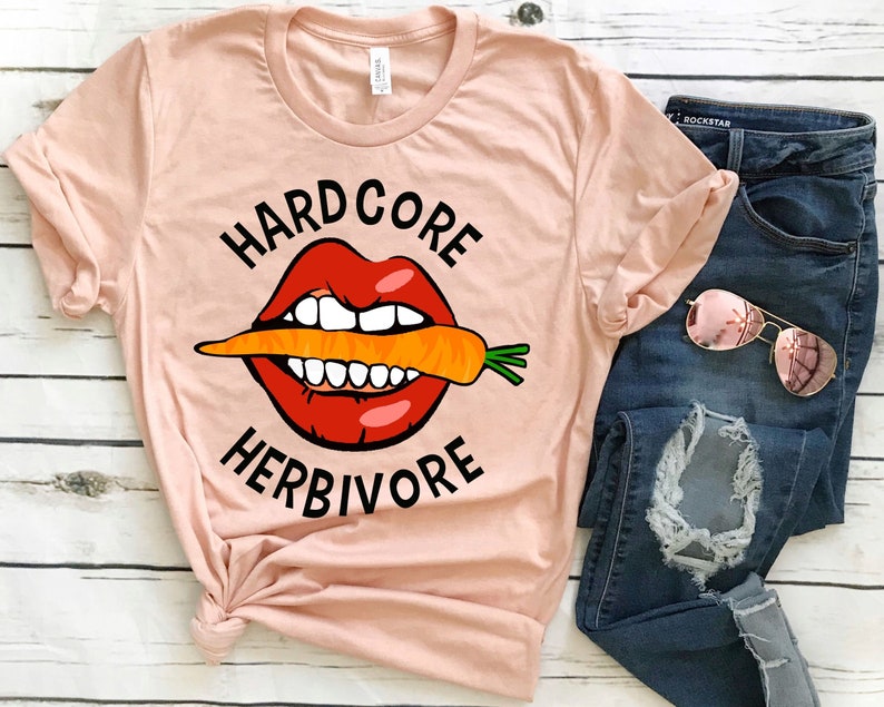 Hardcore Herbivore Vegan Clothing Herbivore Shirt Etsy