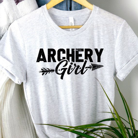 T-shirt Archery Girl - Design Tir à L'arc Et Chasse - Cadeau Pour Archer - Coupe Classique Homme/femme