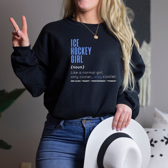 Hockey Meisje Definitie Sweatshirt Hockey Trui Game Day - Etsy Nederland