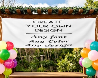 Custom Festival Banner  Event Decoration for Parties and Celebrations