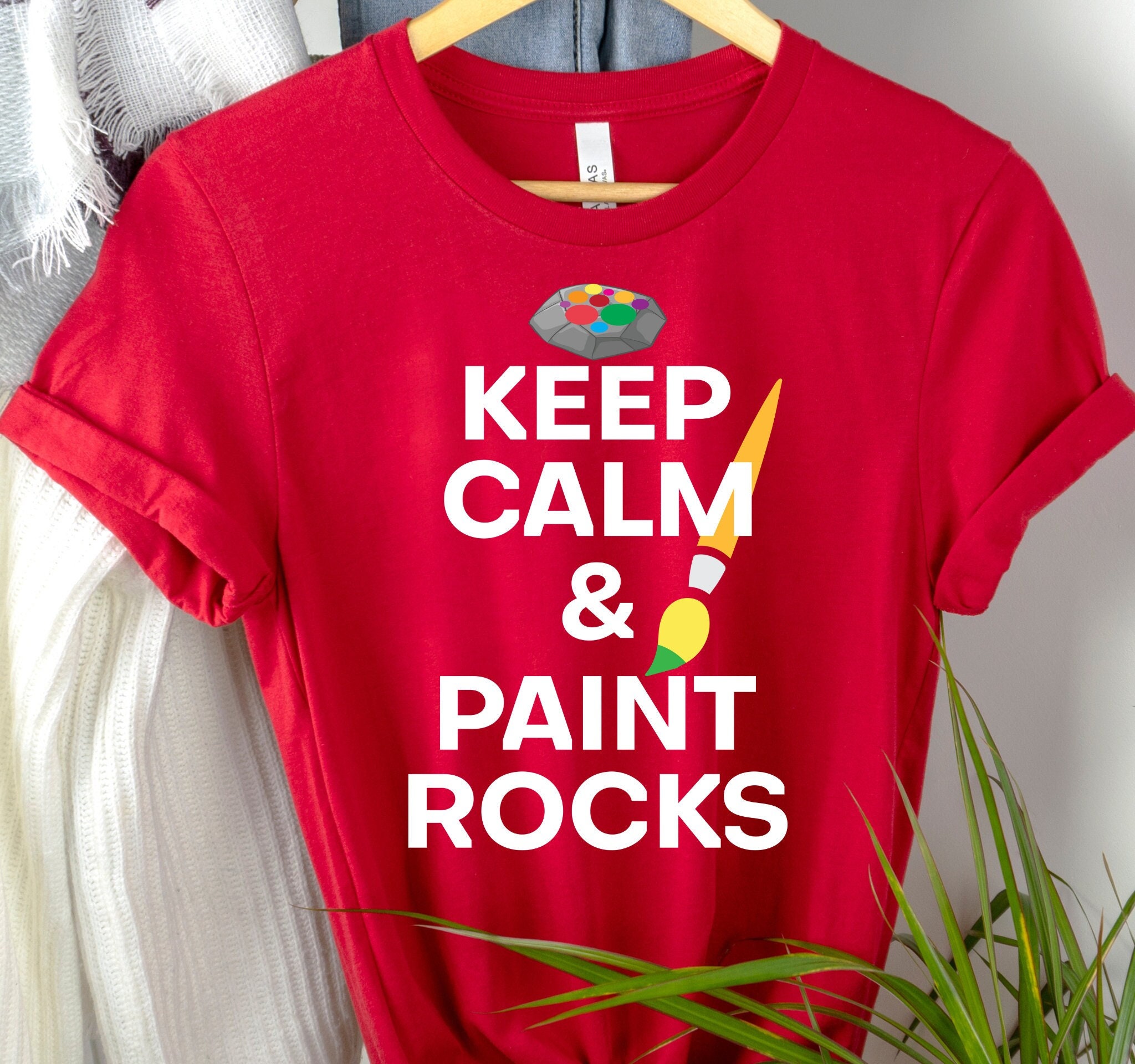 Rock Painting T-Shirt Wait Funny Rainbow Rock Art Gift Rock Painting T-Shirt Wait Funny Rainbow Rock Art Gift