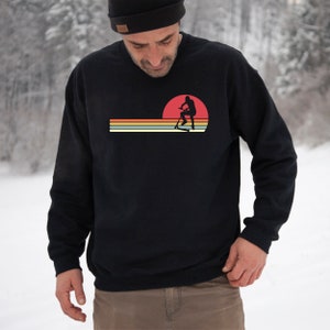Scooter Tricks Sweatshirt: Retro Sunset Design