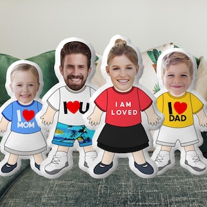Face Pillow, Custom Picture, Custom Photo, custom pillow, body pillow, custom gift, personalized gift, funny gift, room decor, pillow, xmas