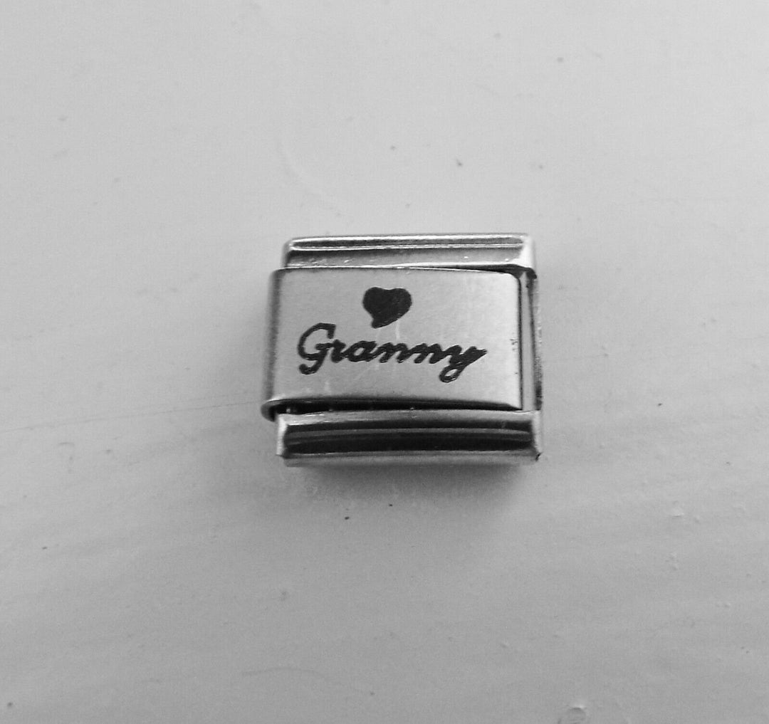 New 9mm Stainless Steel Italian Charm Bracelet Links Several Etsy