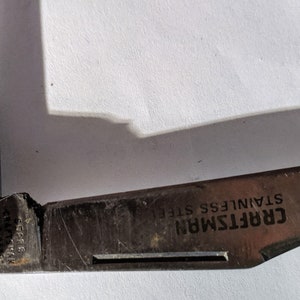 Vintage Craftsman 3 blade pocket knive 95284 Schrade USA