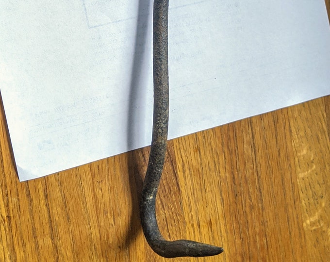 Vintage iron hook