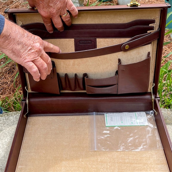 Coach Briefcase Etsy