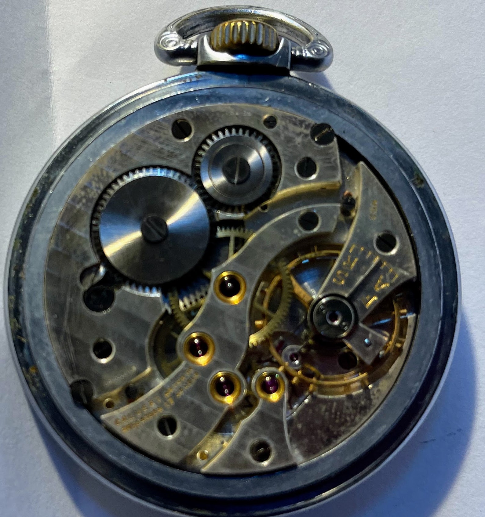 Vintage Lord Calvert Pocket Watch.17 Jewels 2 Inches Round. Etsy