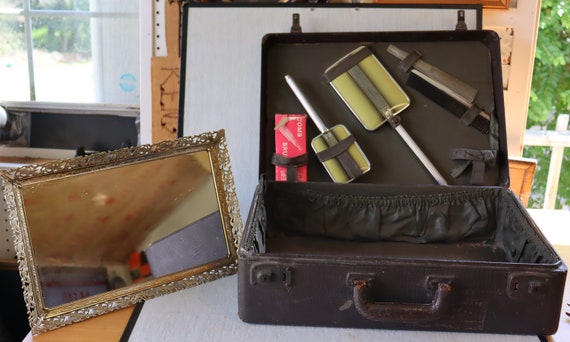 The Alchemist Vanity  Small Vintage Style Suitcase in Vegan