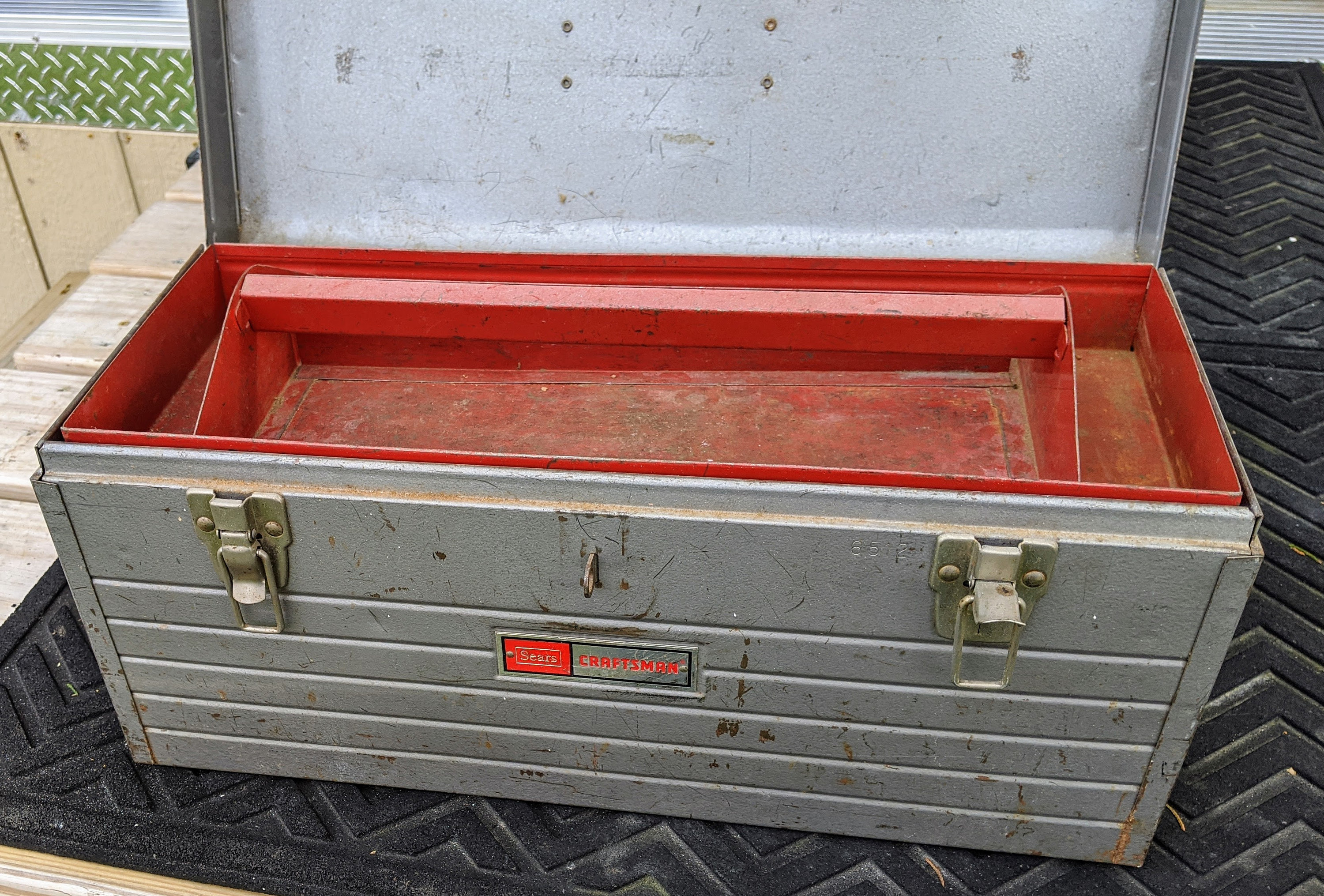 vintage toy tool box