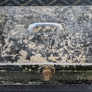 Vintage metal box